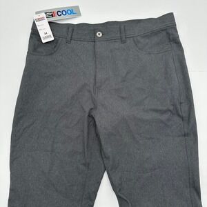 32 Degrees Cool Mens 34x31 Performance Pants Charcoal Melange Grey Gray NWT